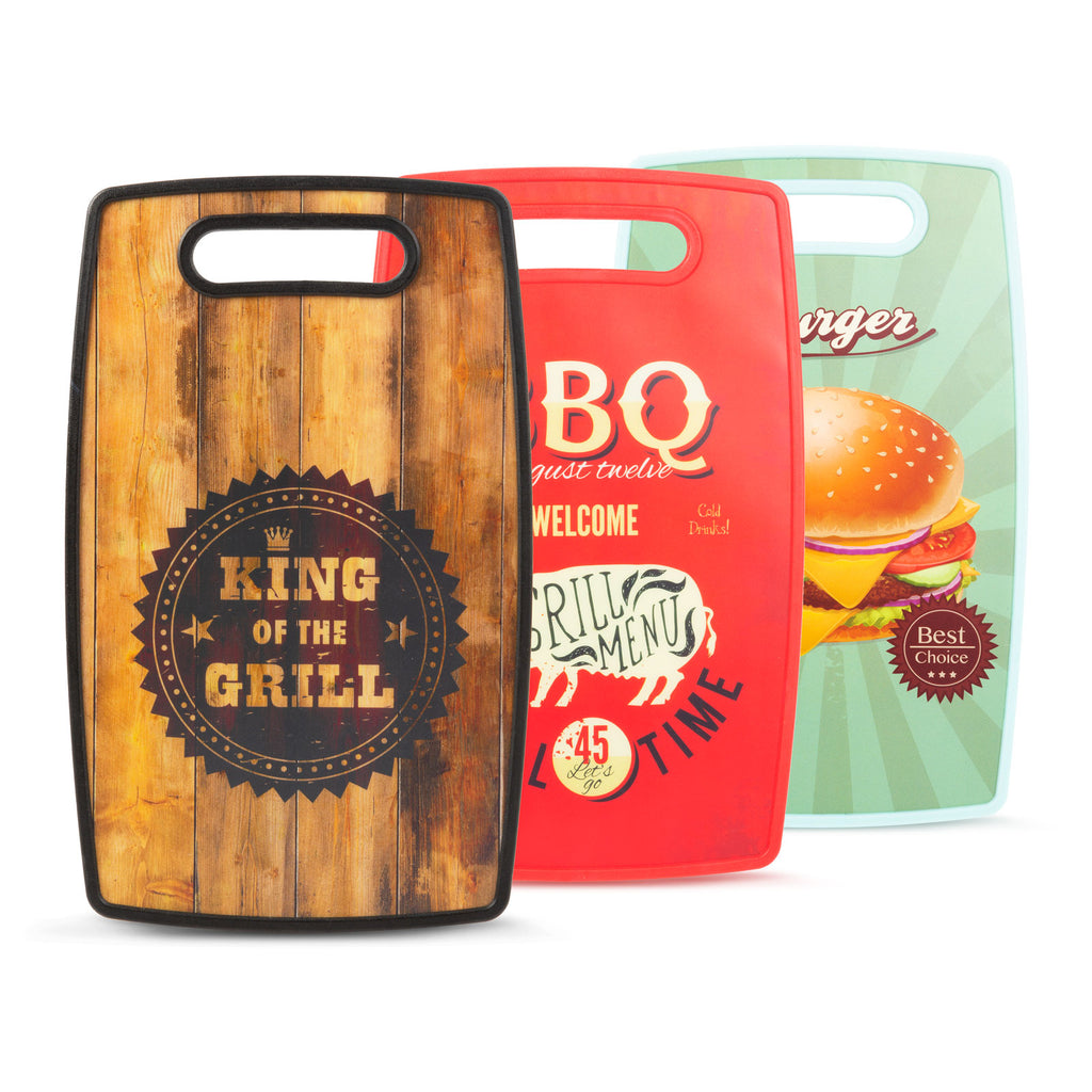 Tocator bucatarie BBQ, 37 x 23 cm, 3 modele